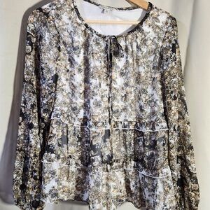 Floral Print Women's Top
